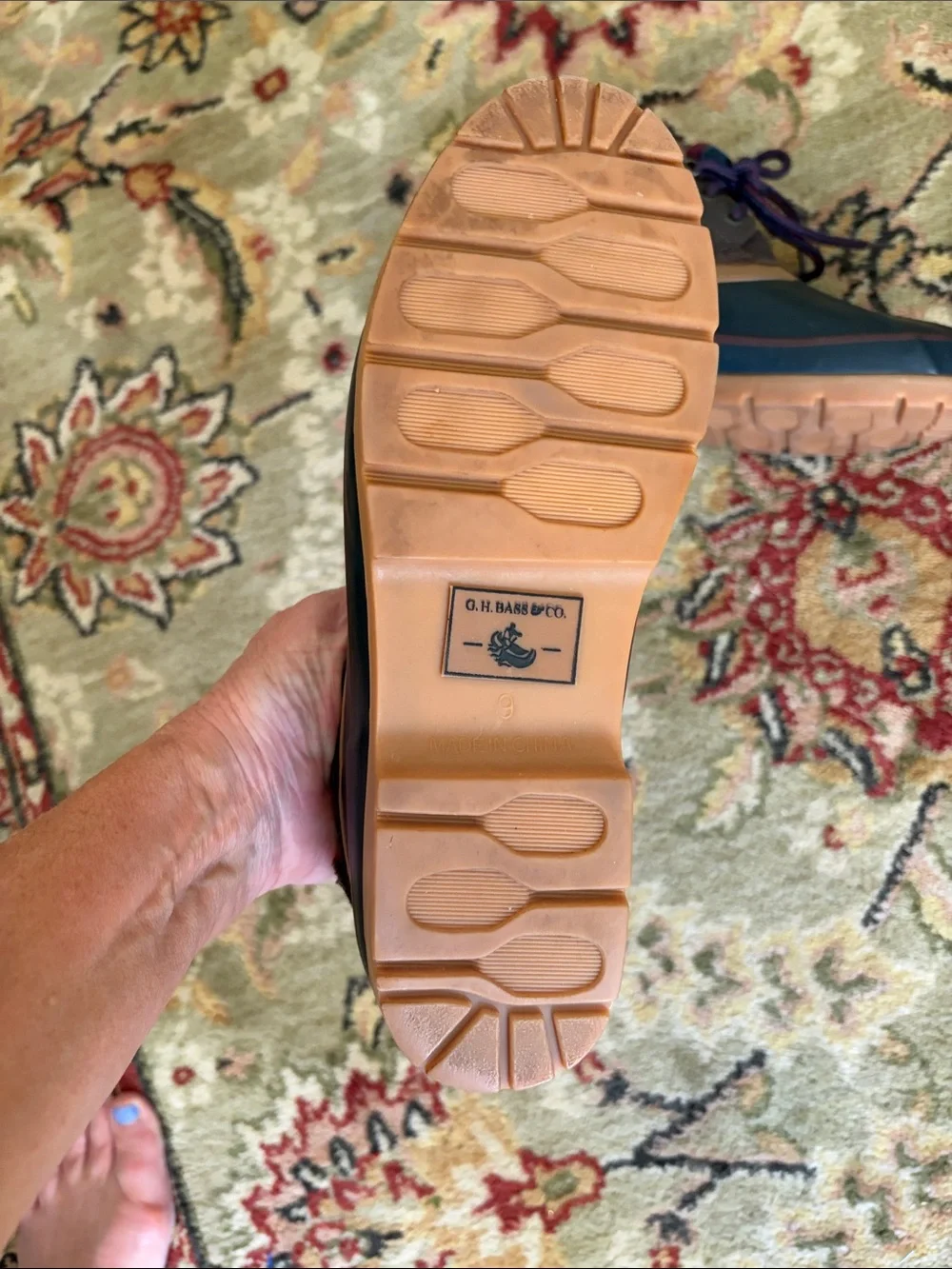 G.H. Bass & Co. Navy, Brown & Plum Icicle Waterproof Duck Boots
